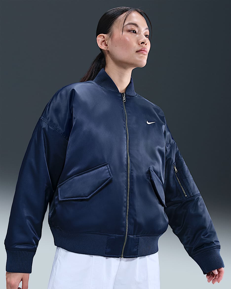 Nike Sportswear Women's Therma-FIT Reversible Bomber Jacket Nike Sportswear Women's Therma-FIT Reversible Bomber Jacket
